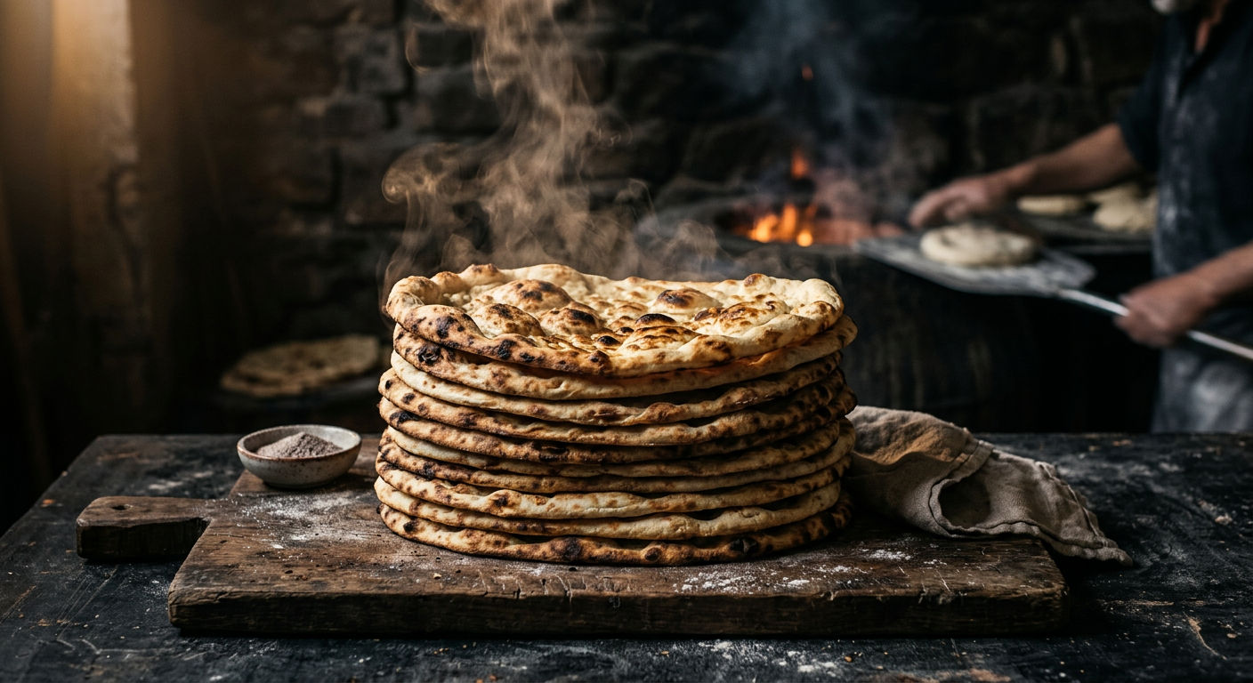 نان تازه افغانی
